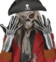 RUKAVICE SKELETON KOST BONE CRUDE HALLOWEEN