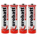 4x Batéria Max Power R6 AA 1,5V tyčové batérie