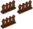 LEGO 33303 HUD 1x4x2 HNEDÁ NOVINKA (4g) 3 ks.