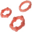 3 ORGAZMOVÉ krúžky NA PENIS, RÔZNE VEĽKOSTI