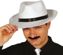 Gangster Hat Mafioso AL Capone White Bachelor 20. rokov Gentleman