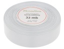 Ozdobná saténová stuha 25mm 32mb strieborná