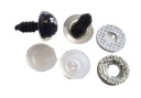 OC104 SAFE TOY EYES strieborná 14mm 4ks