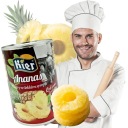 ANANÁSOVÉ Plátky V SVETKOM SIRUPE 565G SRDCE KONZ