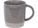 KLASICKÝ Kameninový hrnček na KÁvu A ČAJ 8,5 x 9 cm 320 ml - ŠEDÝ