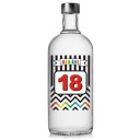 narodeninové etikety na ALCOHOL vodka 18. narodeniny