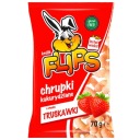 Flips Kukuričné ​​lupienky s jahodami 70g