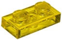 Lego New Trans-Yellow Plate 1 x 2 3023