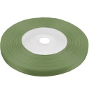 Stuhy khaki saténová stuha 6mm 32mb