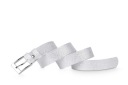 Klasický perleťový strieborný dámsky opasok, 3 cm