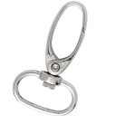 Kovová karabina 20 mm niklu