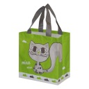 Nákupná taška 10L 25x15x27 Kitikat zelená 1 ks