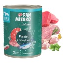 PAN MEAT with Herbs mokré krmivo pre psov Paštéta z tuniaka 800g
