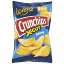 CRUNCHIPS Vlnité chrumky X-CUT soľ solené Classic 140g LORENZ