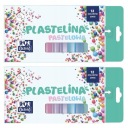 PASTEL Oxford školská plastelína pre deti 12 farieb - 2 ks