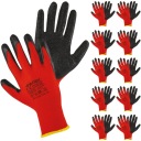 RUKAVICE SILNÉ latexové PRACOVNÉ RUKAVICE LATEX LITE 10 PÁROV XL-10