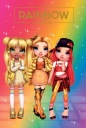 Astra A4 Rainbow High skladačka s gumičkou pre dievčatá