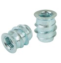 10x M5 x 12 mm nástrčná vložka, nábytková vložka do dreva, s imbusovým kľúčom 5