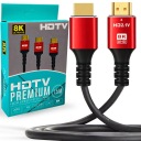 HDMI 2.1 ULTRA HDR KÁBEL 8K 60Hz 4K 120Hz VRR QMS ALLM QFT 1,5 m 150 cm