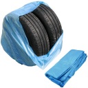 MODRÉ VEĽKÉ Tašky na kolesá a pneumatiky 100x100cm LDPE 30µm 160L 20ks STIX