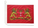 Vlajka GDAŃSK 2 LIONS na jachtu 30x40 cm Vlajka plachetnice
