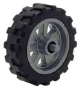 LEGO 50862c01 MOTOROVÉ KOLESO so striebornou pneumatikou (2g)