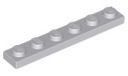 LEGO 3666 TANIER 1x6 svetlosivá NOVINKA (1g)