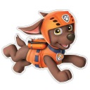 Penová nálepka Nickelodeon Paw Patrol Zuma