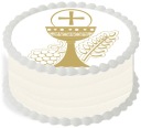 Oblátka na torte 29 cm Prvé sväté prijímanie IHS