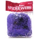 HALLOWEEN SPIDER WEB fialová s 2 pavúkmi 60g