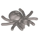 LEGO 30238 SPIDER MATTE SILVER NOVINKA == (1g)