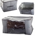 Priestranný box, veľký organizér na uloženie posteľnej bielizne, 60x45x30