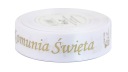 Sväté prijímanie saténová stuha 25mm/22mb, 2 farby