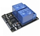 2-kanálový 5V AVR reléový modul Arduino Raspberry ARM 10A