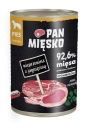 Pan Mięsko hovädzie jahňacie vlhké krmivo pre psov 400g