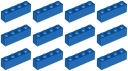 LEGO 3010 BRICK 1x4 modrá NOVINKA (20g) 12 ks.