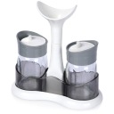 Súprava SALT AND PEPPER CASE, zásobníky na soľ a korenie, stojan na korenie