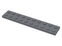 LEGO 3832 PLATE 2x10 tmavosivá DBG NOVINKA (4g)