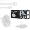 500x sťahovacie pásky Káblové pásky Zipsy 2,5 x 120 mm Silné UV sťahovacie pásky