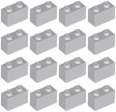 LEGO 3004 BRICK 1x2 svetlosivá NOVINKA (12g) 16 ks.