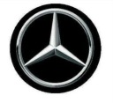 Emblém Mercedes, nálepka s logom na kľúči s diaľkovým ovládaním