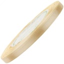 Ecru saténová stuha 6mm - 32mb