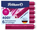 PELIKAN NÁPLŇKY NA PERE KRÁTKE TP/6 6ks RUŽ