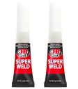 JB Weld SuperWeld Okamžité lepidlo Bezfarebné mini trubičky 2 x 2g