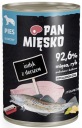 Pan Mäso Morčacie mäso s treskou 400g pre psov