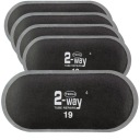 Záplaty na duše oválne 2-cestné T-19BK 150x70mm TECH 5 kusov
