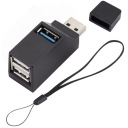HUB rozbočovač USB 3.0 na 1x USB 3.0 + 2x USB 2.0
