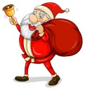 NÁLEPKA NA OKENNÉ SKLO ZRKADLO SANTA CLAUS