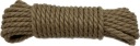 Skrútené plachetnicové jutové lano, prírodné, ekologické, odolné, 4 mm, 25 m