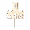 topper 30 [Name] ozdoba na tortu
